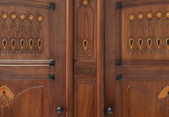 Arts & Crafts Armoire or Wardrobe by Jac. van den Bosch for 't Binnenhuis, 1910